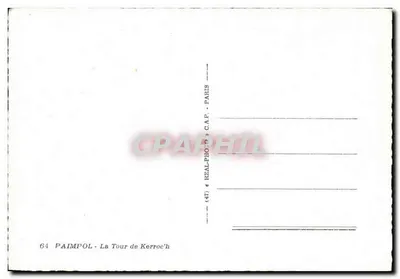 Paimpol - Wieża Kerroc'h — Cap — wydawca REAL-PHOTO - PARIS — Rewers