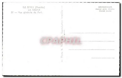 イル・ダンユ（ヴェンデー） - ラ・ミュール - 港の全体の眺め - フォト V. TORTA — 裏面