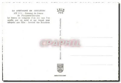 Gracz na biniou — Plougastral-Daoulas — Wydawnictwo Sztuki JOS — Rewers