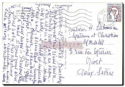 Champ d'Inès et Cirque de Gavarnie — Les Pyrénées — Édition Peyramale, Lourdes — Verso