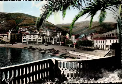 Bilhete postal antigo Cerbere Le Port