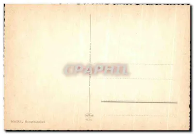 Mainz Hauptbahnhof — widok panoramiczny — Kellets 973/1 — Rewers