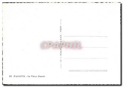 Paimpol - Le Vieux Bassin — editore C.A.P. — n° 59 — Verso