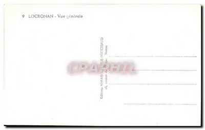 Locronan — Vista general — Ediciones Nozais-Teyde-Rouchaud — Reverso