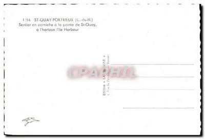Caminho em corniça na ponta de St-Quay — St-Quay-Portrieux (C.-du-N.) — Edição « La Bretagne » — Verso