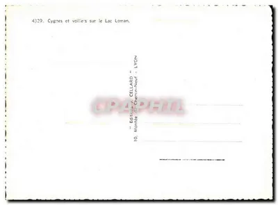 Cyganie i jachty na Lac Léman — Wydawnictwo CELLARD — n° 4329 — Rewers