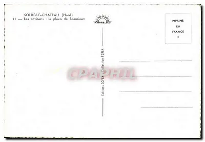 Solre-le-Château — A praça de Beaurieux — Edições Perla — Verso