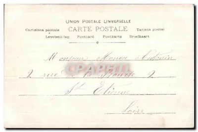 Violettes de Parme — jeune femme en robe fleurie tenant un bouquet — éditeur S.I.P. n° 951 — Achterkant