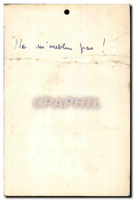 Stara pocztówka Barometre Artistique Papillon — Rewers