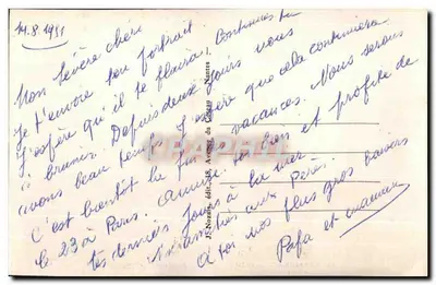 Brest — Brincadeira com a palavra 'Brest' — J. Nozais, n°74 — Verso