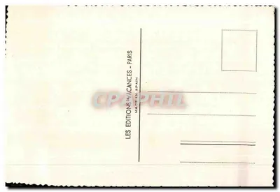 Kobieta w stroju bretońskim — Bretagne — wydawca Les Éditions Vacances, Paryż — Rewers