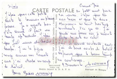 Ormande — costume traditionnel — Fanta Cap — Verso