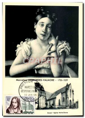Marceline Desbordes-Valmore — 1786-1859 — Edições BOURGOGNE, Nancy
