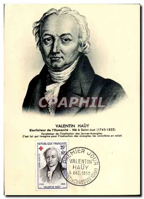 Valentin Haüy — Benefactor da Humanidade — Edições Bourgogne