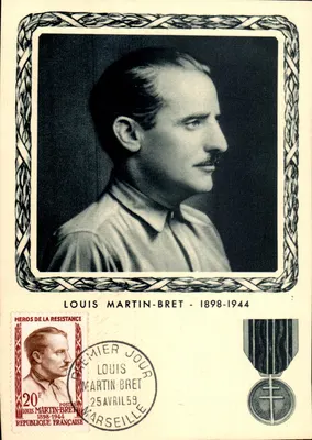 Louis Martin-Bret — Herói da Resistência — Éditions Bourgogne, N° 36