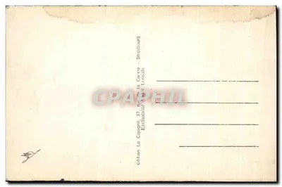 O Museu do Donon — alt. 1.008 m. — A Cegonha, n° 2896 — Verso