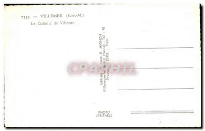 विलेमर (S.-et-M.) — विलेरॉन कॉलोनी — लक्जरी एडिशन्स ई. मिग्नॉन — पीछे