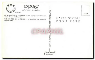 Wystawa 67 — Teleferyk Ronde — Plastichrome de Canada — Rewers
