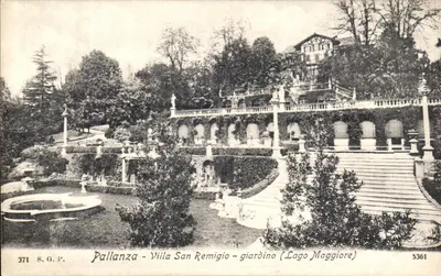 Pallanza - Villa San Remigio - jardim (Lago Maggiore) — S.G.P. n°371