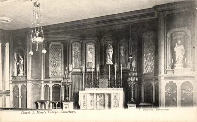 Capela de St Mary's College — Canterbury — editor não visível