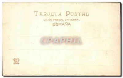 Fuenterrabía: Pałac Karola V (interior) — Hauser y Menel, n° 1524 — Rewers