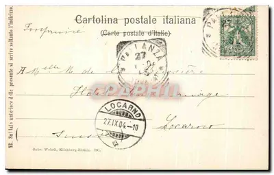 Milano, Duomo — widok panoramiczny — wydawca nieznany, nr 6023 — Rewers