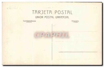 Barcelonę — częściowy widok z lotu ptaka centrum — CL. C. E. A. — Rewers