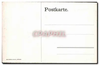 München, Alter Hof — widok wnętrza dziedzina z fontanną — Fot. S. Homann, Darmstadt — Rewers