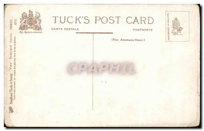 Norwich. Pull's Ferry — widok mostu i łodzi — Tuck & Sons, seria 4772 — Rewers