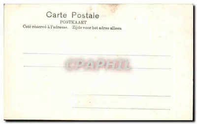 Charleroi — Ratusz — Skulpturalny zespół darowany przez pana Waroqué — Wydawca Bertrand — Rewers