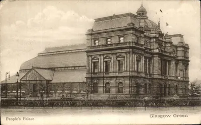 Palácio do Povo — Glasgow Green — editor Union & Co. série No. III