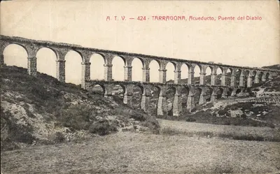 Tarragona, Aqueduto, Ponte do Diabo — A.T.V. — 424
