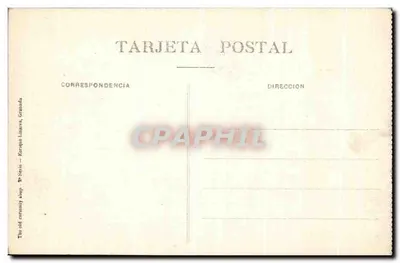 Granada — Ogólny widok z Silla del Moro — Wydawca: Enrique Linares, Granada — Rewers