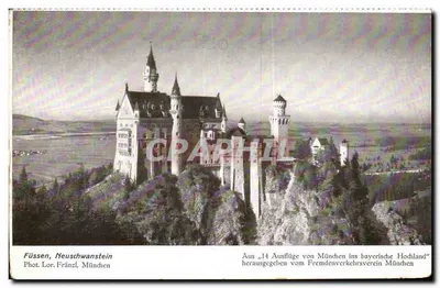 Neuschwanstein — castelo de Füssen — Fot. Lor. Fränzl, München