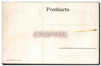 Landshut com Trausnitz — vista do castelo e da igreja — Fot. O. Dallmer, editada pelo Fremdenverkehrsverein München — Verso