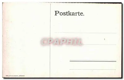 Munique, Igreja de São João e Casa Asam — fot. S. Homann, Darmstadt — édit. G.M.B.H. Munique — Verso
