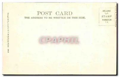 Katedra w Canterbury, normandzka krypta wschodnia — Stempel & Co., Londyn — Rewers