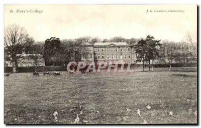 St. Mary's College — vista do prédio principal — J. G. Charlton, Canterbury