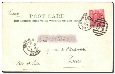 Portão do St. Augustine's College — Canterbury — Bongel & Co. (Tweedle, Berlin), 1902 — Verso