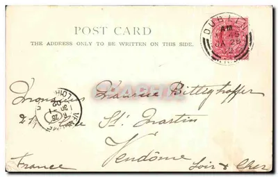 Castelo de Ross — Killarney — E. Wrench, 20 Haymarket, Londres, No. 110 — Verso