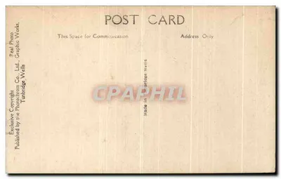 Hexham Abbey — widok kościoła i cmentarza — Peal Photo Graphic Works, Tunbridge Wells, nr 42352 — Rewers