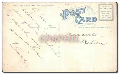 Gelatt, PA — Droga otoczona drzewami i kwiatami — Postcard Brand — Rewers