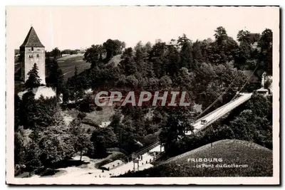 Fribourg — Le Pont du Gotteron — Édition Art. Perrochat & A. Launanne