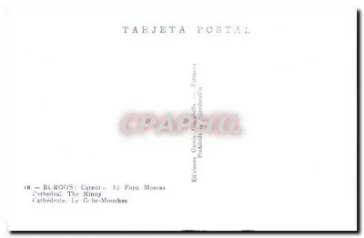 Burgos — Kathedraal : De Vliegenvanger — Ediciones García Gárate — Achterkant