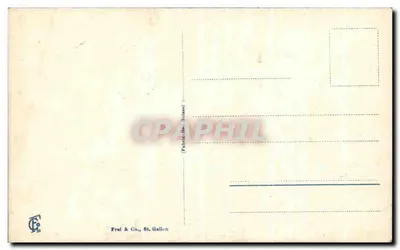 Herisau, via della stazione — vista panoramica — Frel & Co., San Gallo, n° 7553 — Verso