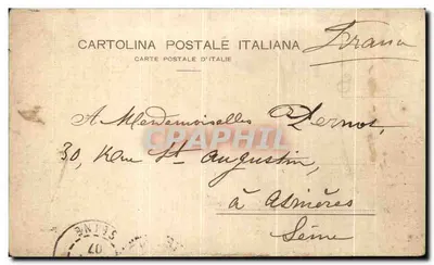 FIRENZE - VÉDUTA DEI LÚNGARNI — G.P.M. 190 — n° 00370 — Rewers