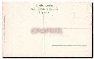 Barcelonę — Katedra — L. Roisin, fot. Barcelonę. — Rewers