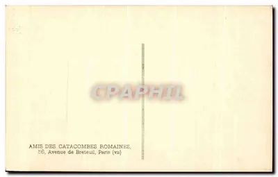 Rom — Catacombe des heiligen Sebastian — Hypogäum von M. Clodius Hermès — Rückseite