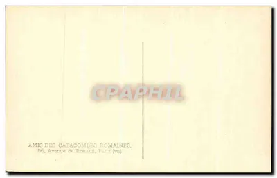 Rzym — Katakomby Commodilla — Krypta — Wydawnictwo Przyjaciół Rzymskich Katakomby — Rewers