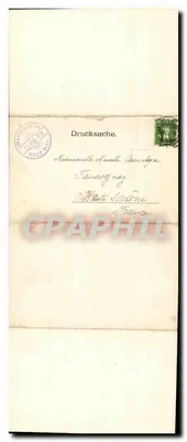 CARTE 4 PANNEAUX Jungfraubahn Panoram vom Eigergletscher Suisse — Verso